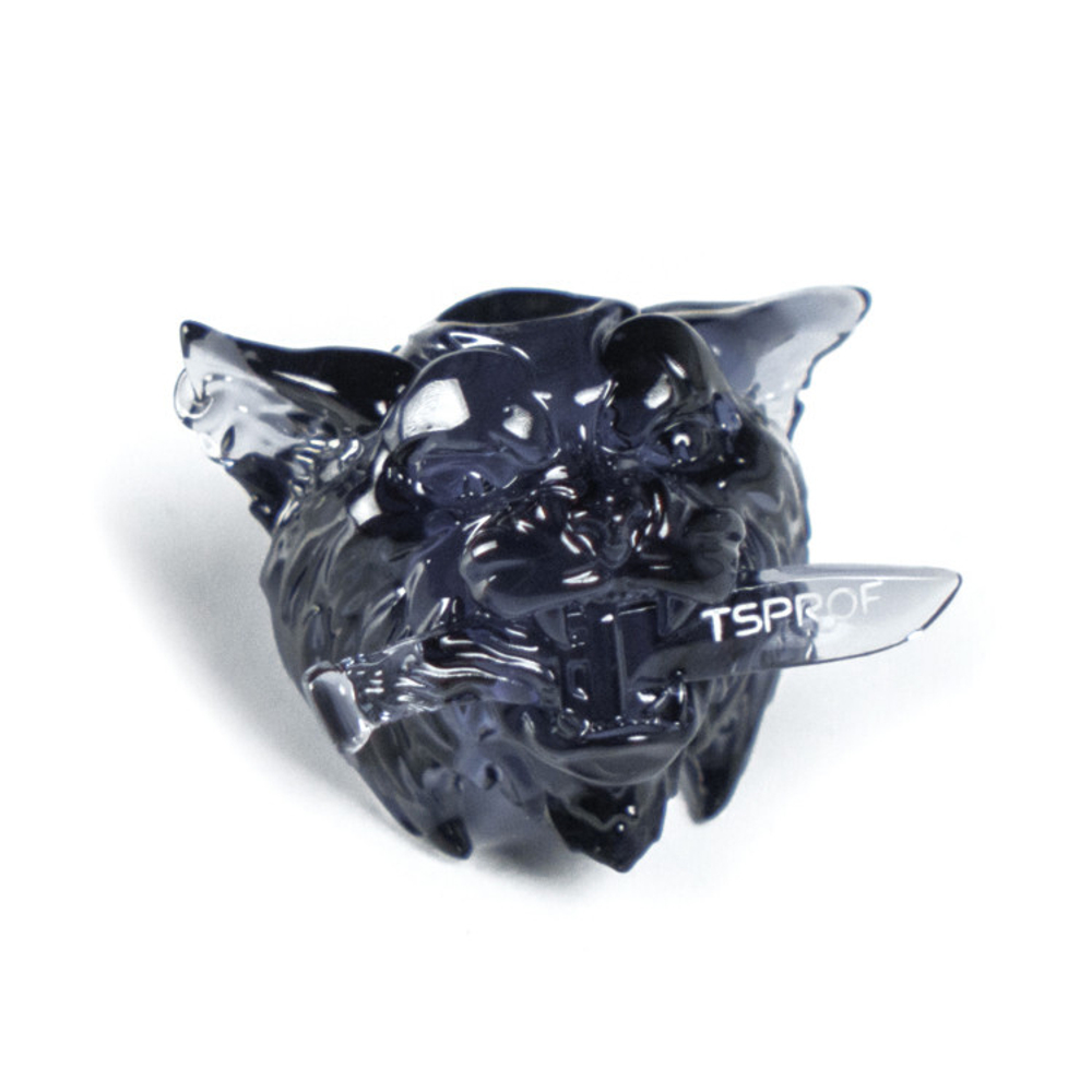 Бусина, темлячная TSPROF Кот, дымчатый