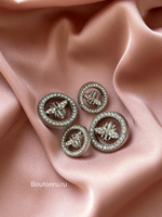 Пуговицы Гучч. Пчела Серебро