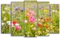 Модульная картина "Луговые цветы"