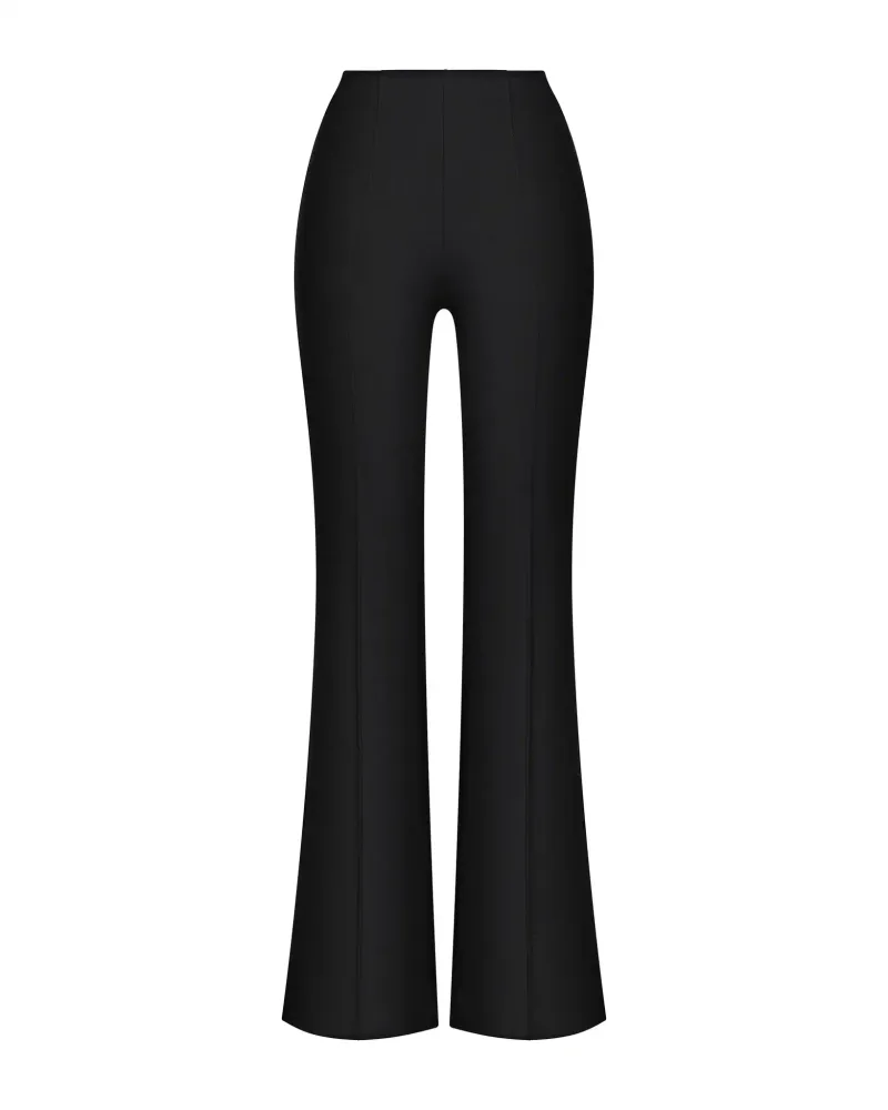 Juliana, брюки из черного трикотажа