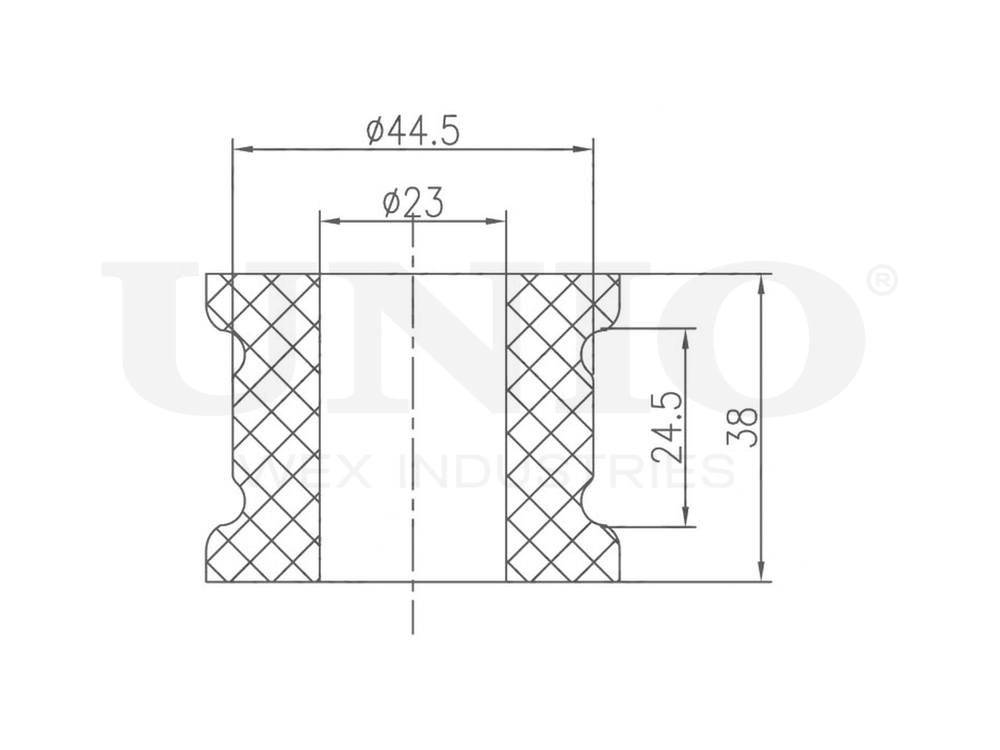 Втулка переднего стабилизатора UNIO RMP-10253