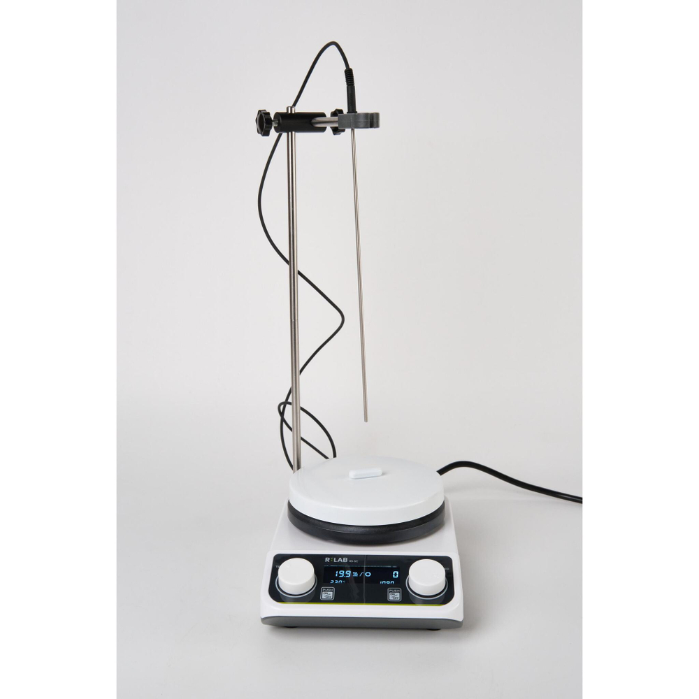 Мешалка магнитная с подогревом RLAB HS-5C, 200-1500 об/мин, 280℃, 135 мм, 3 л