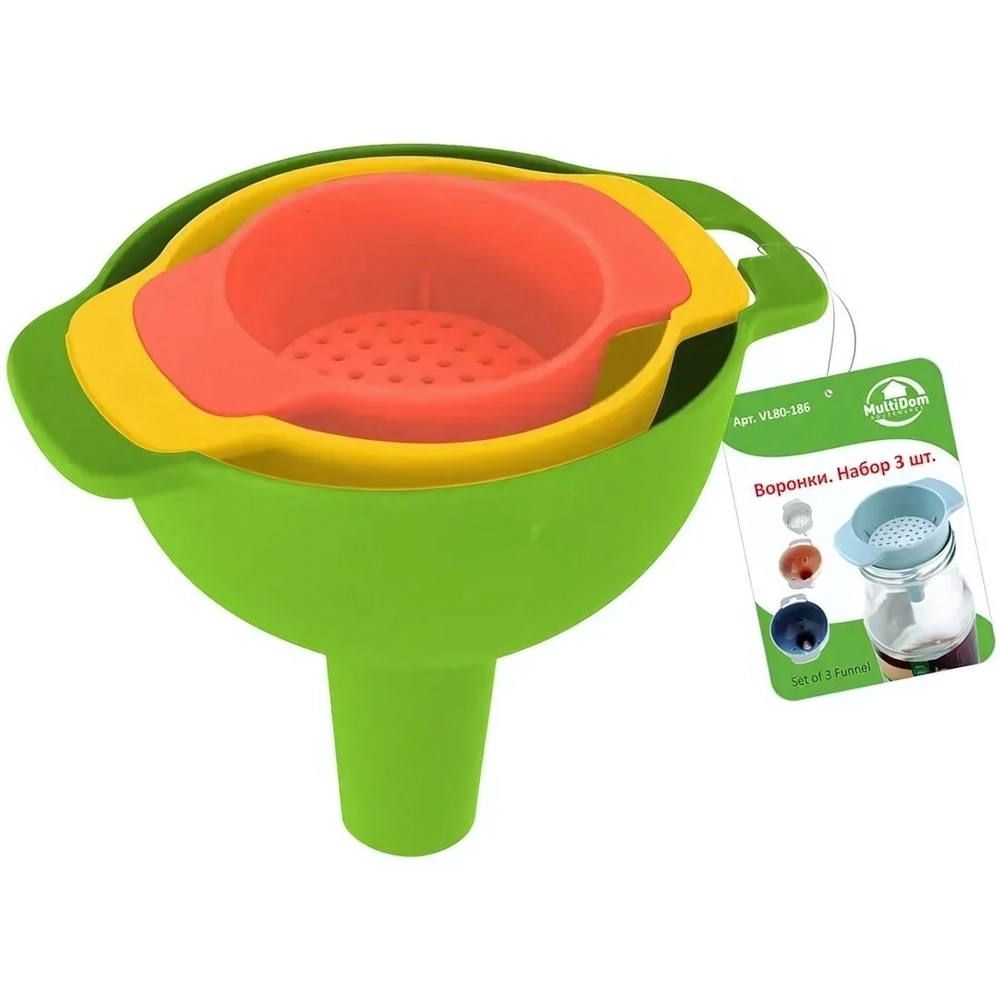 Воронки. Набор 3шт VL80-186