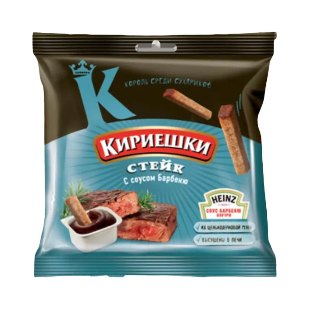 Сух.Кириешки Стейкс соусом Барбекю 60гр