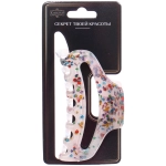 Заколка - краб для волос «AKS - VIENTO», микс 6 цветов, трапеция, 9,5*3,3см