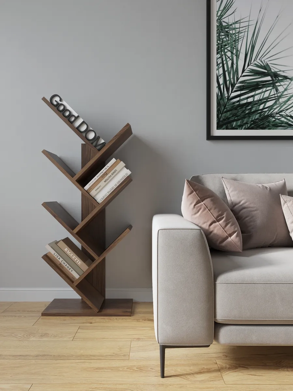 Полка напольная для книг