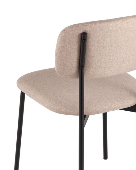 Стул Майло рогожка бежевый