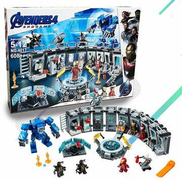 Конструктор Аvengers «Лаборатория Железного Человека» 608 деталей арт.4017