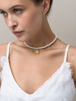 Чокер "Pearl Shell" с перламутром Gold