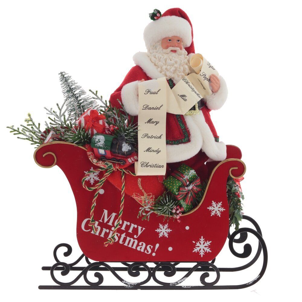 GAEM Дед Мороз, L28 W13 H32 см