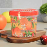 Банка с завинчивающейся крышкой 0,7л "Asti. Сицилия", цвет красный