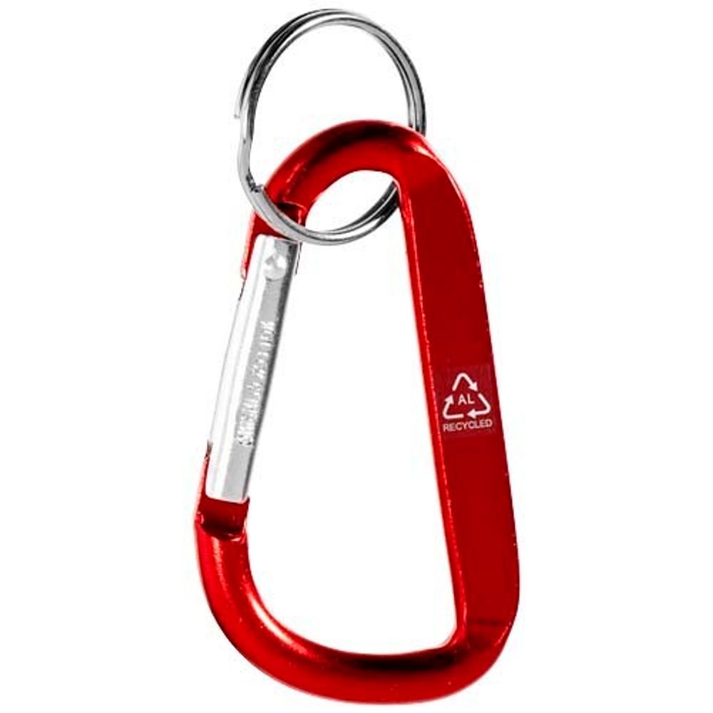 Timor брелок с карабином из переработанного алюминия, сертифицированного по стандарту RCS