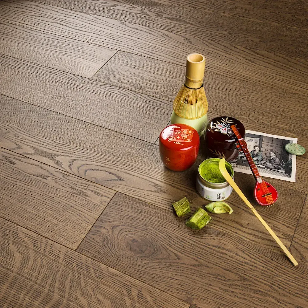 Инженерный паркет Coswick Дуб Тростниковый (Brown Sugar) Шелковое масло ультраматовое