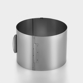 Раздвижное кольцо для выпечки и сборки торта. 16-30см. высота 14 см