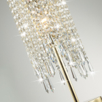 5028/1T MODERN ODL23 619 золотой/прозрачный металл/хрусталь Настольная лампа E14 1*40W CHOKKA