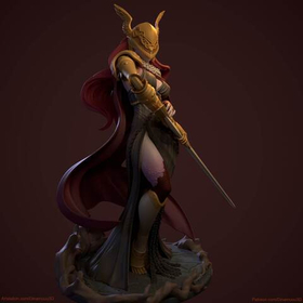 Фигурка Маления Клинок Микеллы богиня гнили Кольцо Элдена Malenia blade of miquella Goddess of Rot Elden Ring