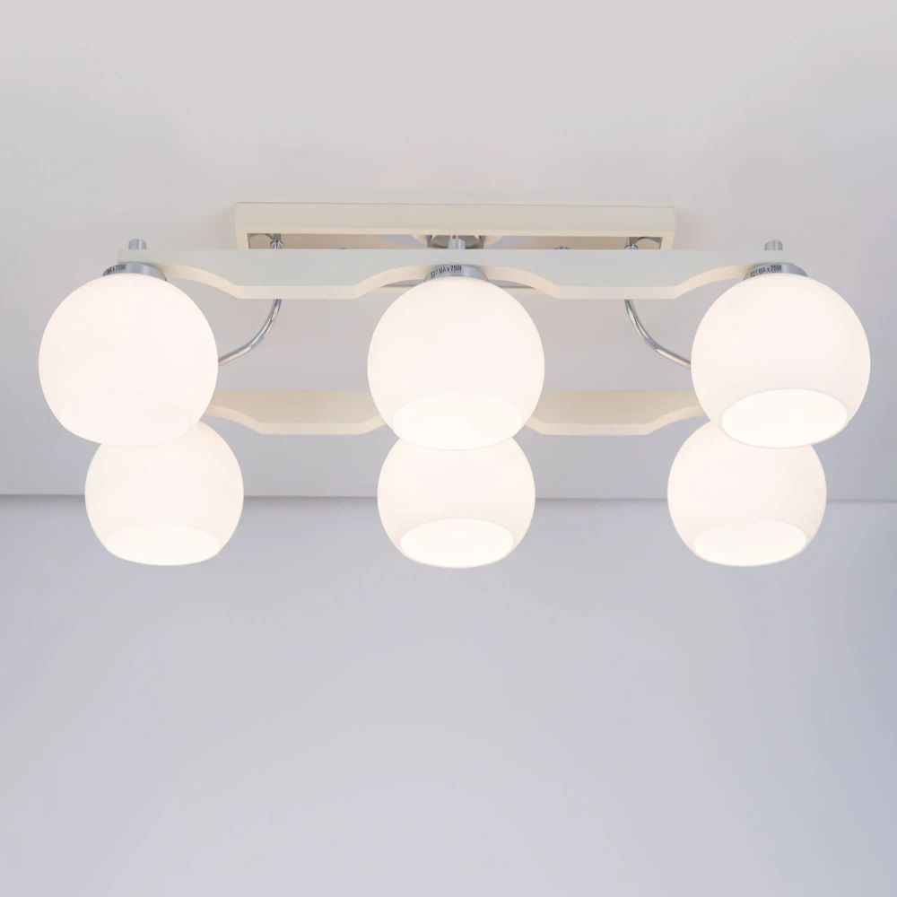 Citilux Ариста CL164362 Люстра деревянная Светлая