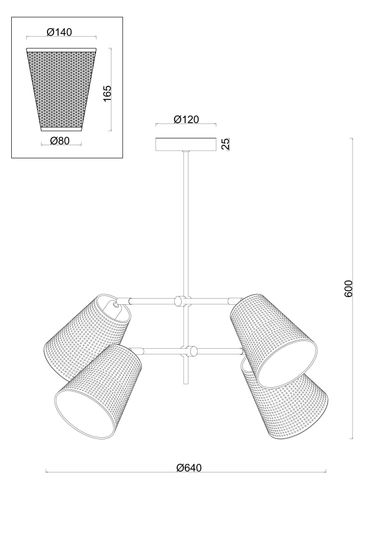 Люстра Freya FR5260PL-04BS