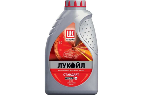 Масло Лукойл Standard 10W30 SF/CC (1л) минеральное