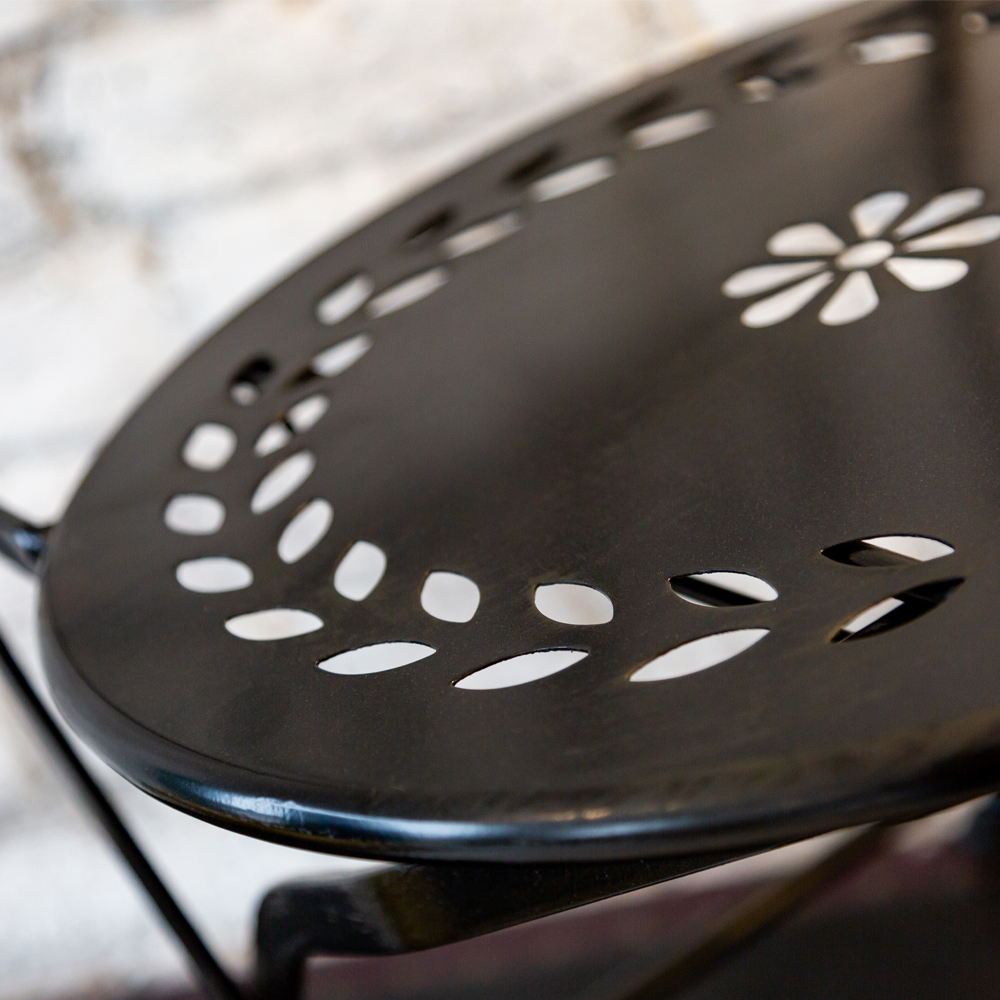 Стул складной Объект мечты Жарден черный антик OM-21061612