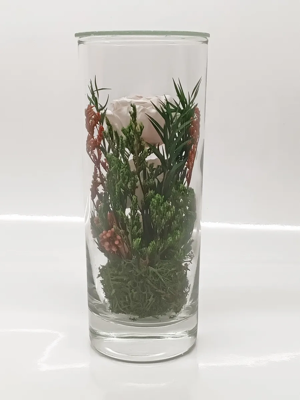 натуральные кустовые пионы в стекле, вакуум*