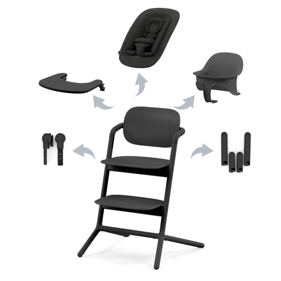 Стульчик Cybex Lemo 4-in-1 Set Stunning Black