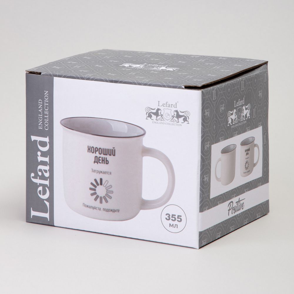 КРУЖКА LEFARD "POSITIVE" 355МЛ