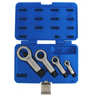 KING TONY (9TD064) Набор гайколомов 9-27 мм, 4 предмета