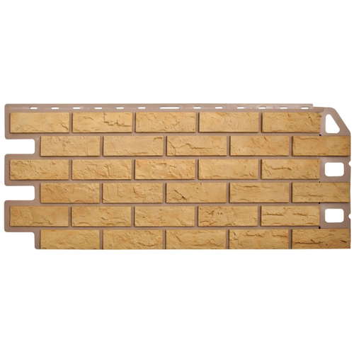 Панель фасадная Альта Профиль Кирпич желтый 1140х480 мм