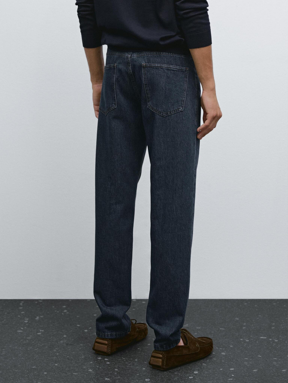 Massimo Dutti Джинсы Slim Fit, глубокий синий