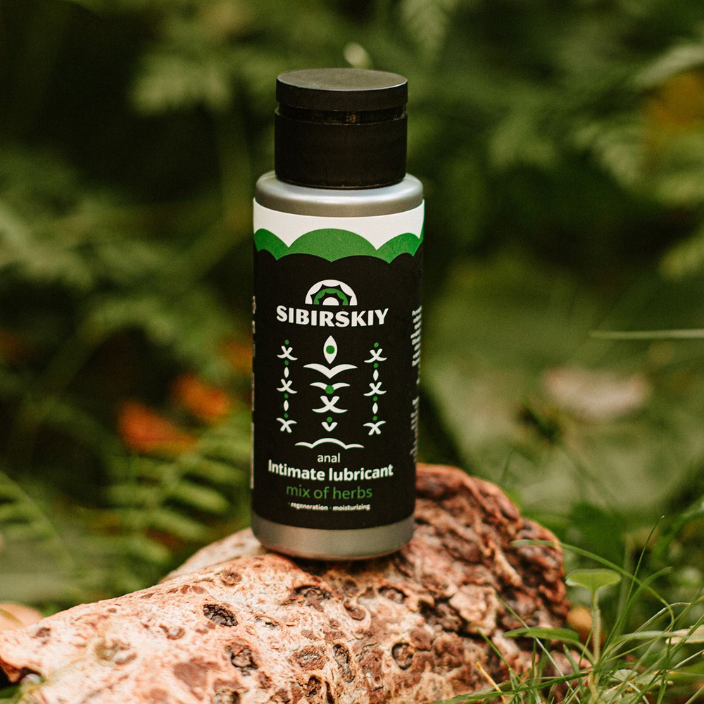 Анальный лубрикант на водной основе SIBIRSKIY с ароматом луговых трав - 100 мл.