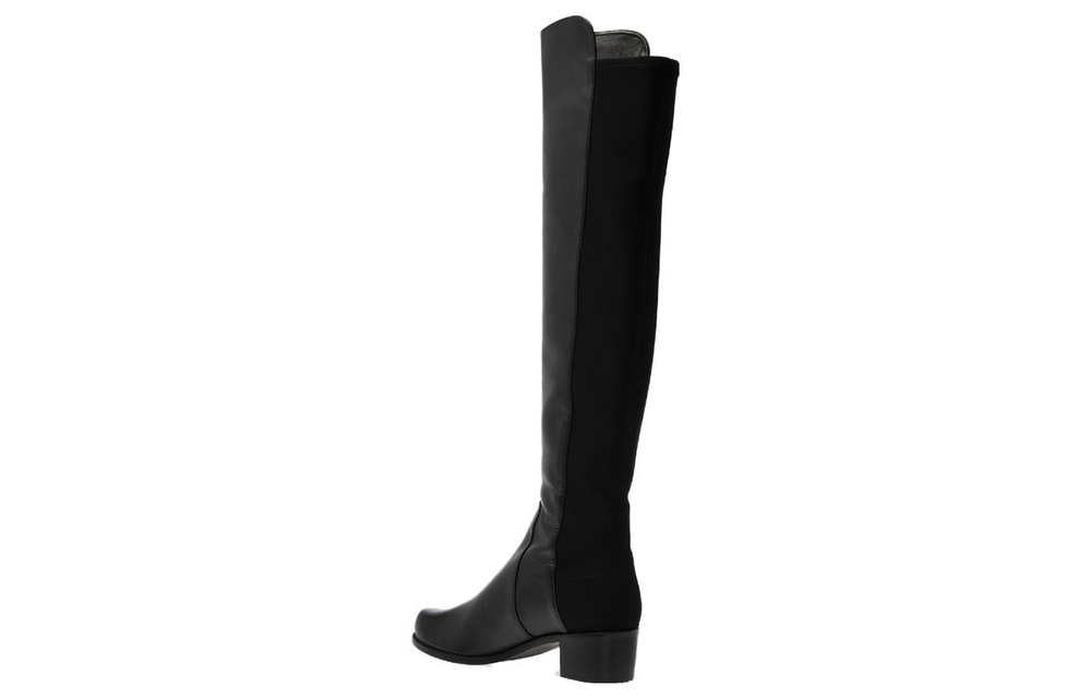Stuart Weitzman/SW Leather Knee high Boots Women"s Black