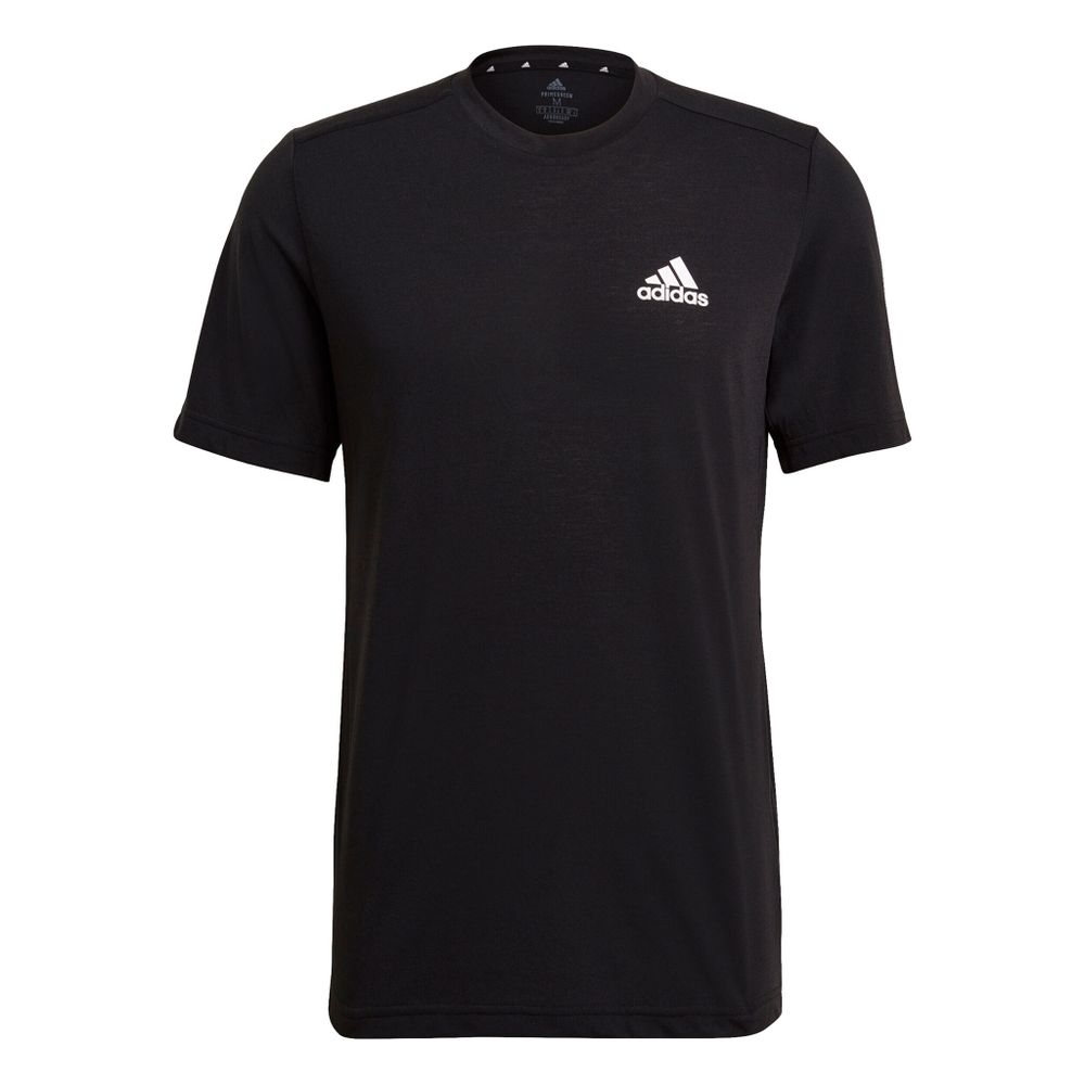 Мужское теннисное поло adidas Freerun T-Shirt Men - Black