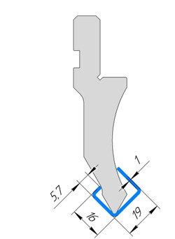 Пуансон AP 1026 60° H67 R0,8