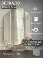 Зеркало настенное (в ванную, в прихожую) "Эклер" , СтеклоМаркет