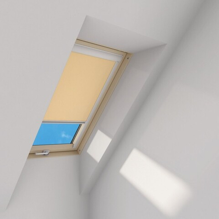 Рулонная штора FAKRO ARF 114х118 BlackOut Бежевая (052)