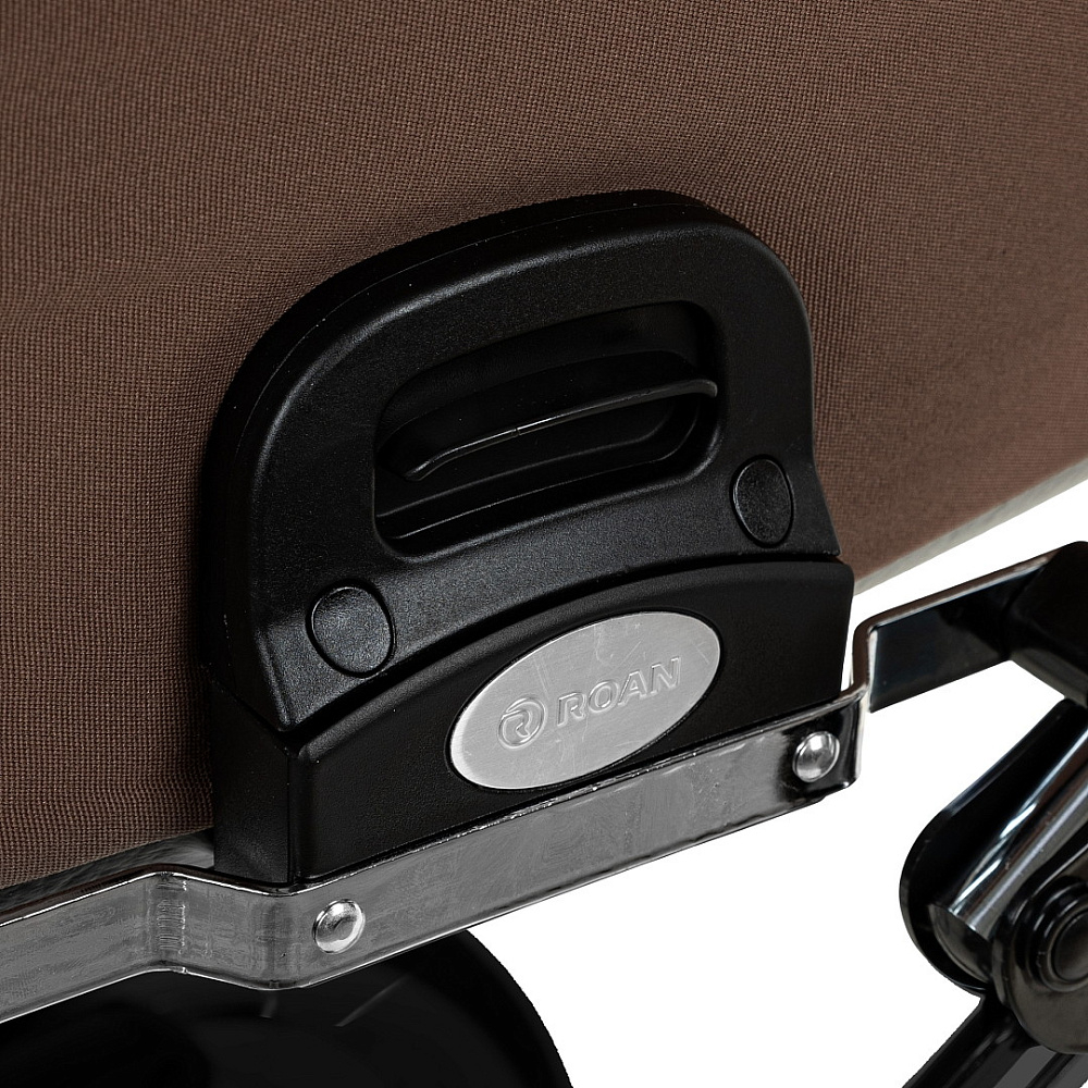 Детская коляска люлька Roan Bass Next Classic d12 2.0 1 в 1 BNC/71/1 Mocha Mousse/Black/руч.Cappuccino