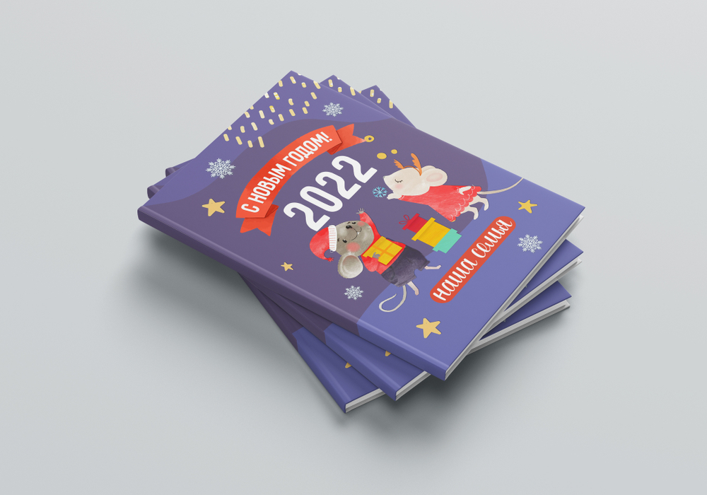 PSD-Шаблон фотокниги "Mouse"