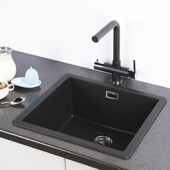 Мойка SCHOCK Greenwich 50 Cristadur 456х456 (подстольный монтаж) магма