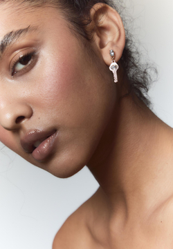 STRADIVARIUS Набор из 9 пар блестящих сережек, золотой