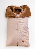 Комплект на выписку Одеяло + Комбинезон (зима, коричневый)