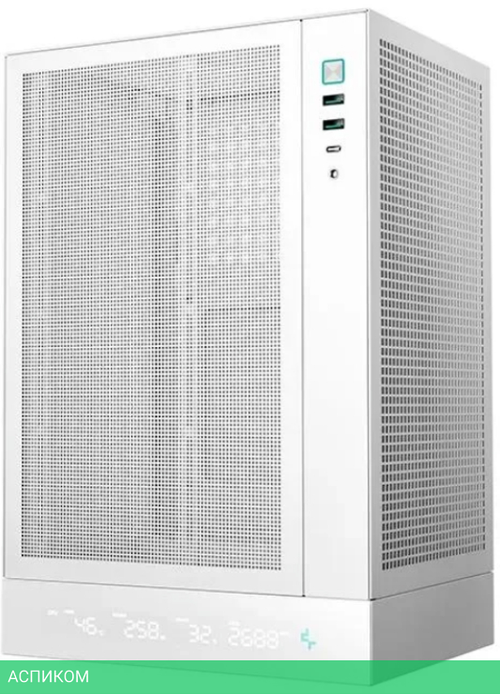 Корпус DeepCool CH170 Digital WH без БП (R-CH170-WHNPI0D-G-1)
