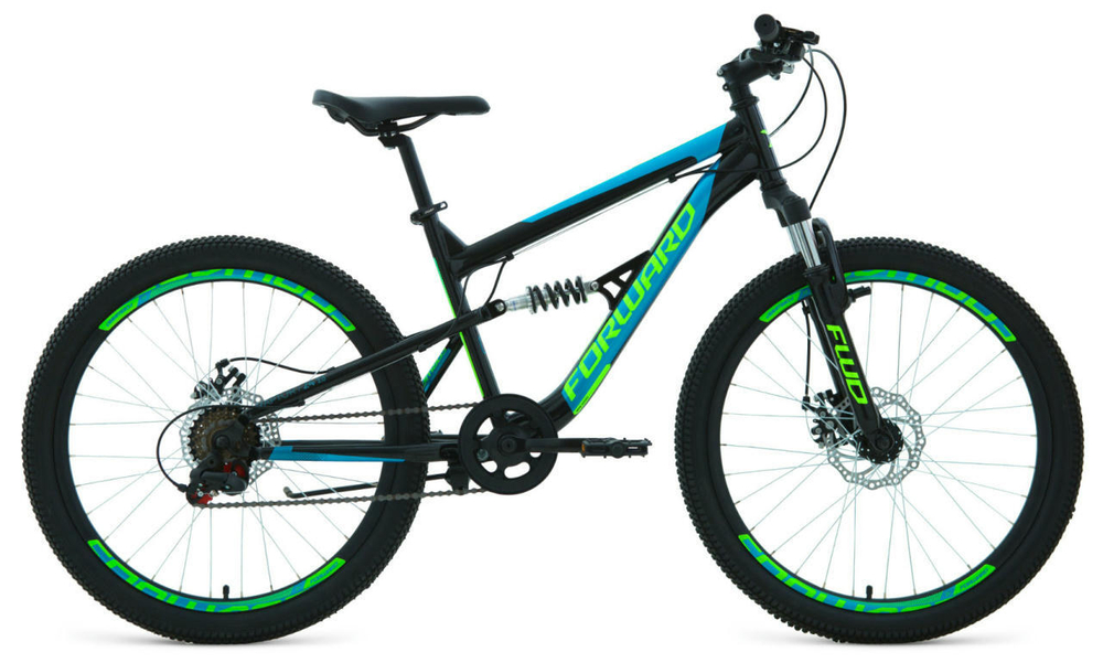 Подростковый велосипед Forward Raptor 24 2.0 Disc (2021)
