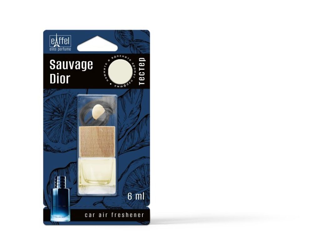 Ароматизатор подвесной  Aroma Glass  линейки  Eiffel elite perfume  Sauage 6 мл (FOUETTE)