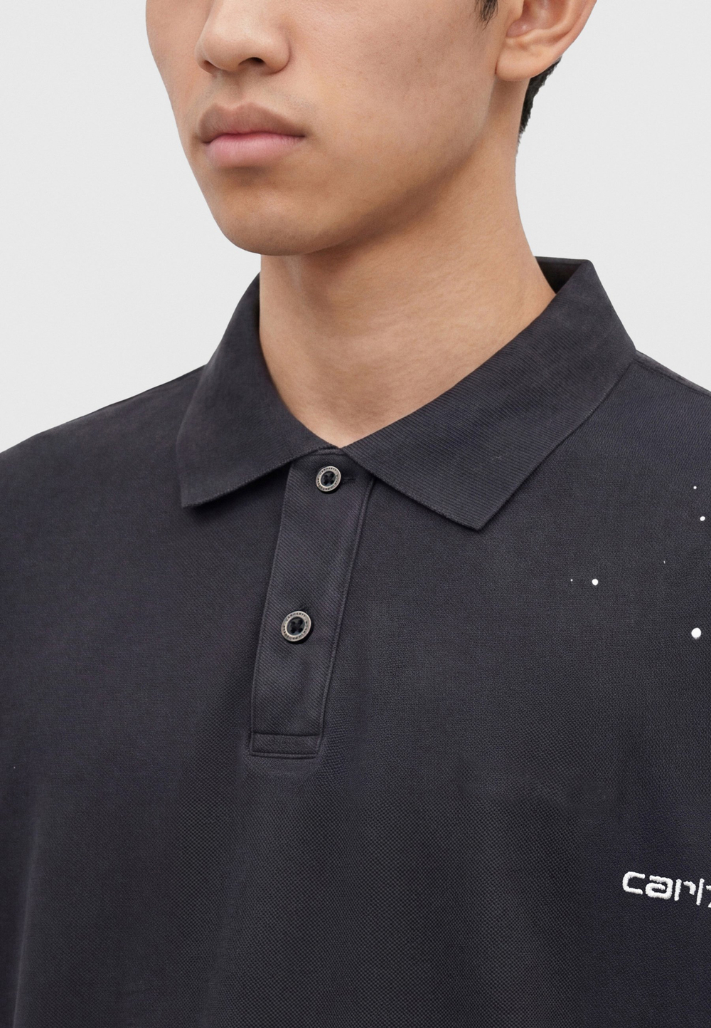Carhartt WIP Футболка-поло - Чёрный