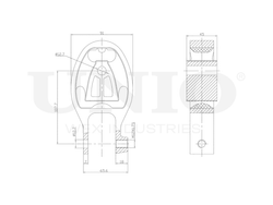 Опора двигателя задняя нижняя UNIO RMP-15117