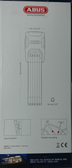 Замок ABUS 6000KA/90 Черный SH BORDO с сигнализацией