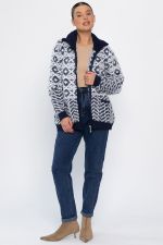 Свитер на молнии Сканди НЬЮ (синий) Б14402-20М LT Collection