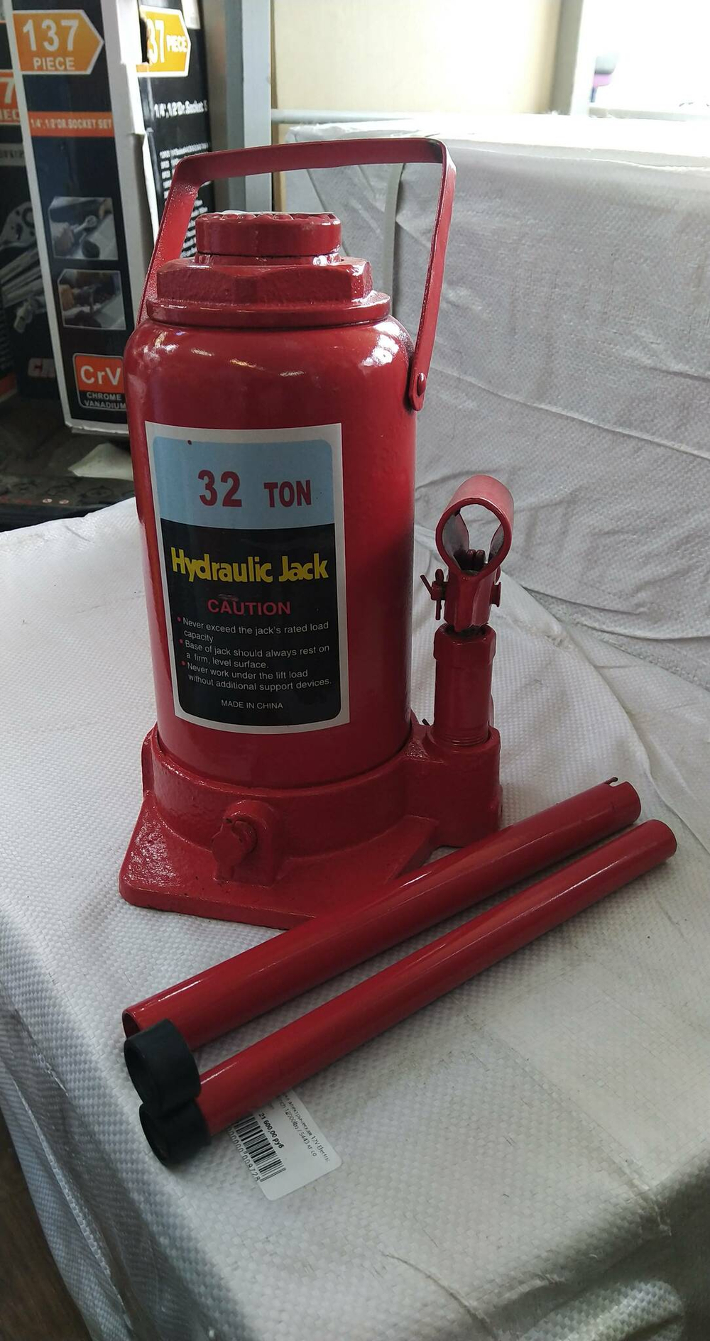 Домкрат (32 тонны) гидравлический бутылочный 32 тонны HYDRAULIC JACK