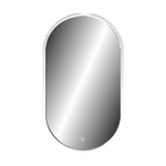 Зеркало Prime White Led 450х800 в МДФ раме